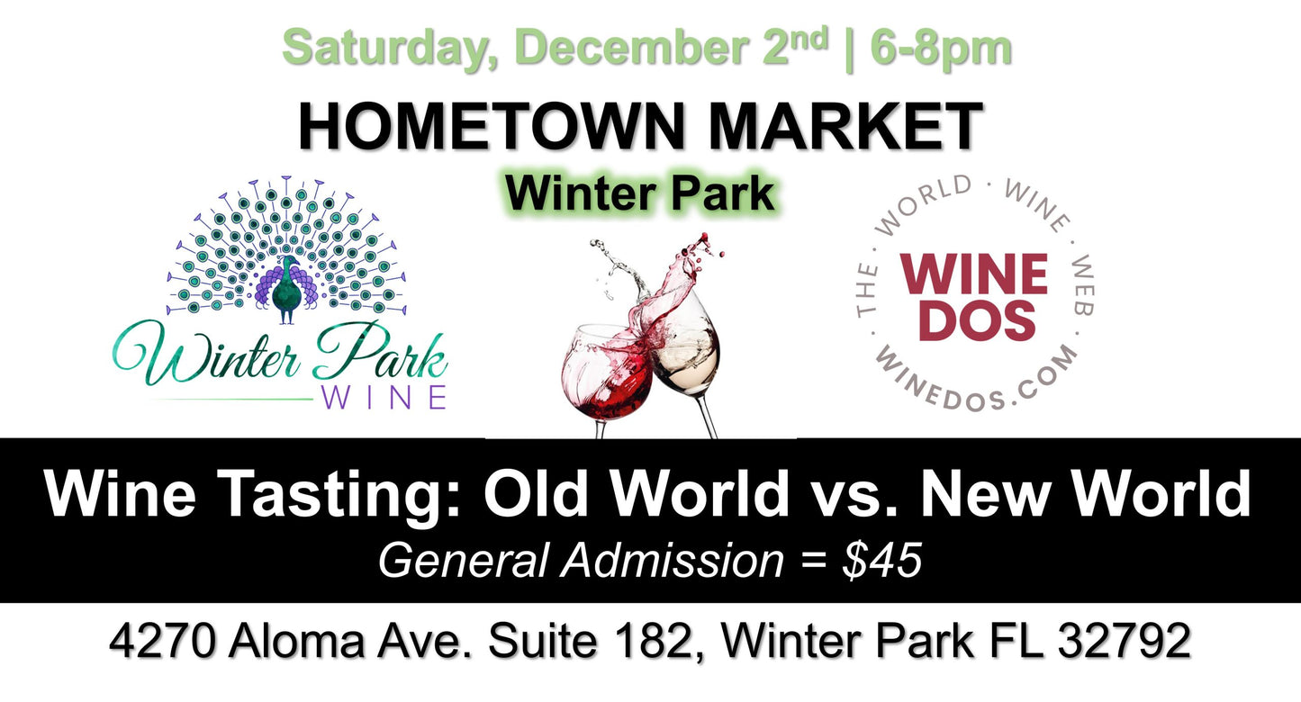 New World vs Old World Wine Tasting